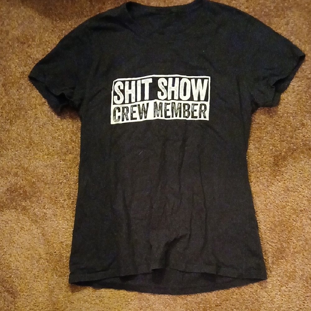 Black Crew Member Graphic Tee
